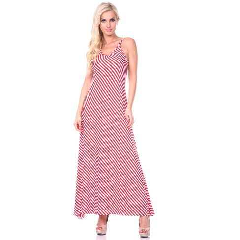 Target striped maxi dress sale