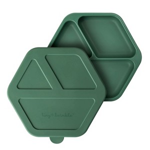Tiny Twinkle Silicone Suction Divided Plate Baby/Toddler Dish for Independent Eating - 1 of 4