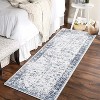 Area Rugs for Living Room Vintage Distressed Machine Washable Rug Non Slip Low Pile Rug - 2 of 4