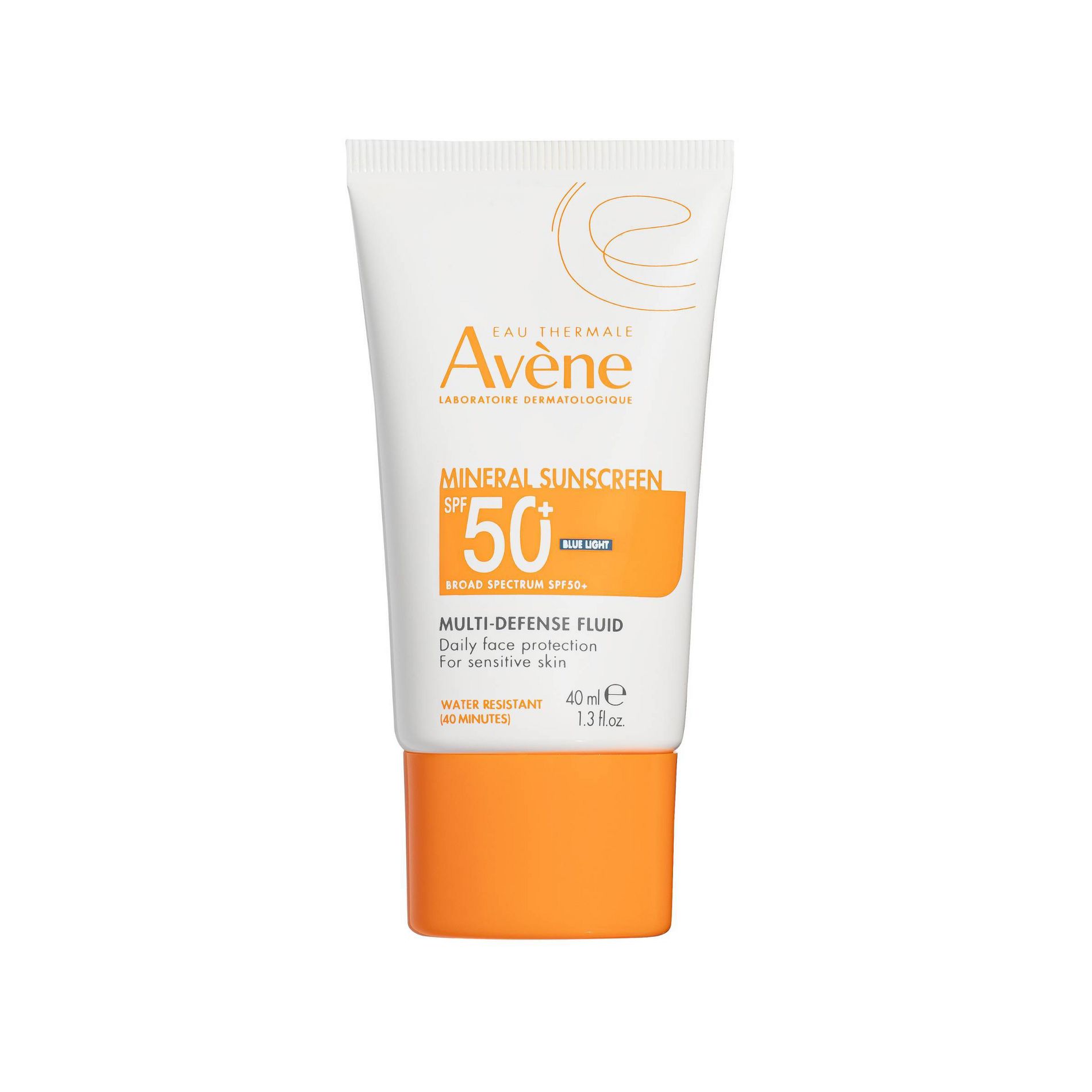 Avene Mineral Multi-Defense Fluid Face Sunscreen for Sensitive Skin - SPF 50+ - 1.3 fl oz