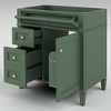 30'' Bathroom Vanity Cabinet Only, Modern Storage Cabinet with 3 Drawers, Door Organizer & Adjustable Shelf - 3 of 4