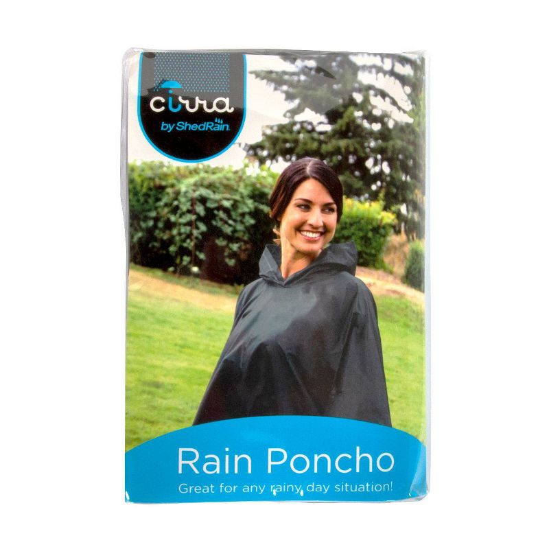 ShedRain Hooded Rain Ponchos  - Blue, 2 of 3