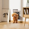 VEVOR Pet Door, 14.25" x 21.1" Metal Frame with Lock and 3-Flap System, Weatherproof Doggy Door, White - 2 of 4