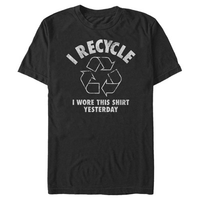 Men's Lost Gods I Recycle I Wore This Shirt Yesterday T-shirt - Black ...