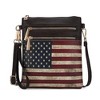 MKF Collection Genesis Printed Flag Vegan Leather Women’s Crossbody Bag by Mia K - 2 of 4