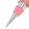 Unique Bargains Stopper Aluminum Alloy TPE Pink Gold Tone 3.82"x1.30"x0.79" 1 Pc - 3 of 3