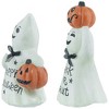 Northlight Ghost and Pumpkin "Happy Halloween" and "Trick or Treat" Figurines - 7.75" - Set of 2 - 4 of 4