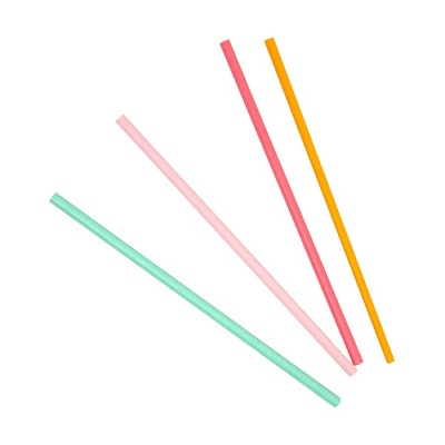 20pk Disposable Party Mixed Straws