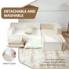 CENGHU Modular L-Shaped Sofa, Sectional Couch for 3 + 3 Seaters, Chaise Sofa Couch with Pillowcases for Living Room Free Installation - 4 of 4