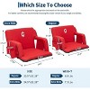 Folding Stadium Seats 20.5in Wide with Reclining Back Support & Armrest, Portable Padded Bleacher Chair with Cup Holders ¨CEasy Carry - 2 of 4
