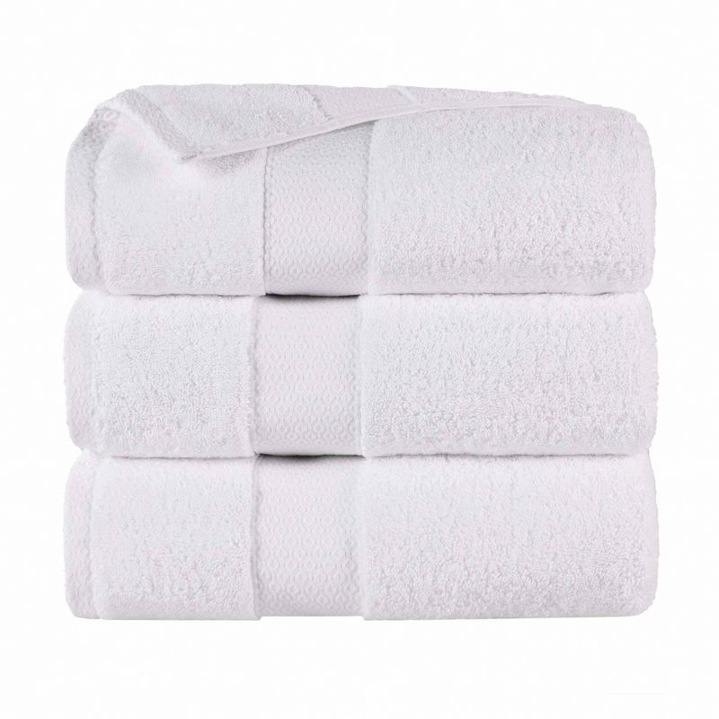 Cotton Heavyweight Ultra-Plush Luxury Bath Towel Set of 3 by Blue Nile Mills, 1 of 9
