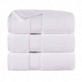 Cotton Heavyweight Ultra-Plush Luxury Bath Towel Set of 3 by Blue Nile Mills