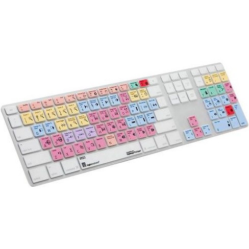 Logickeyboard Logicskin Digidesign Pro Tools Skin For Apple Ultrathin Aluminum Full Size Us Keyboard Target