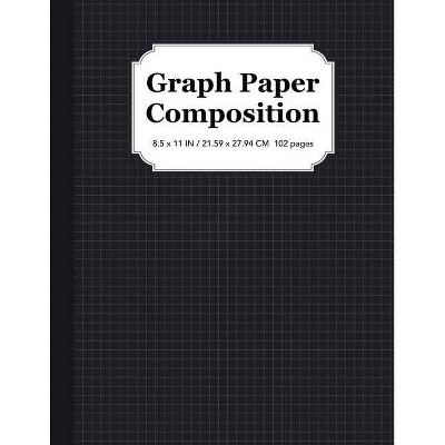 Graph Paper Composition Notebook - by  Math Wizo (Paperback)