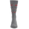 Memoi Men's Split Happens Bamboo Blend Novelty Crew Socks - 2 of 4