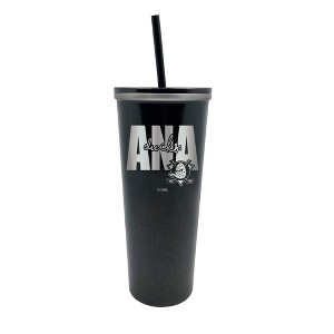 NHL Anaheim Ducks 24oz New Onyx Skinny Tumbler with Straw - 1 of 4