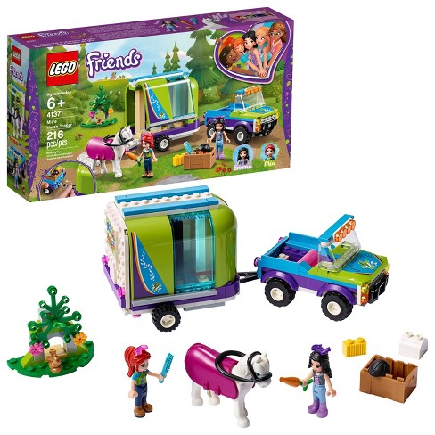 LEGO Friends Mia's Horse Trailer 41371 Building Kit With Mia And ...