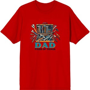 Dad Fixer Of Things
 Adult Crew Neck Short Sleeve Tee - 1 of 2