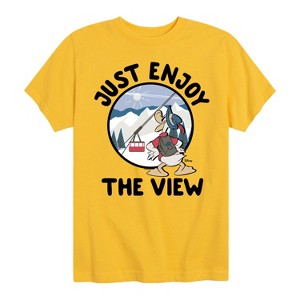 Boys' - Disney - Just Enjoy The View Short Sleeve Graphic T-Shirt - 1 of 4