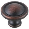 Elegant Lighting Garlande 1.2Inch Diameter Oil-rubbed Bronze Mushroom Knob Multipack (Set of 10) - image 4 of 4