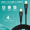 PHILCO 20W USB C to C Cable, 4Ft Length, Fast Charging, High-Speed Data Transfer, Durable and Tangle-Free - 3 of 4