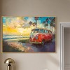 Art Remedy Memories at the Beach Colorful Coastal Wall Art Framed - 2 of 4