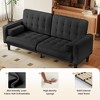 Kayamas 70" Small Loveseat Sofa Small Couch for Living Room, Comfy Love Seat with Removable Washable Cover and Solid Wood Frame - 4 of 4