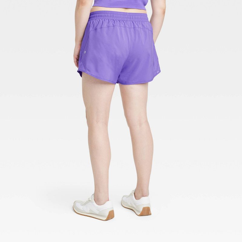 Women's Woven Mid-Rise Run Shorts 3" - All In Motion™, 5 of 9