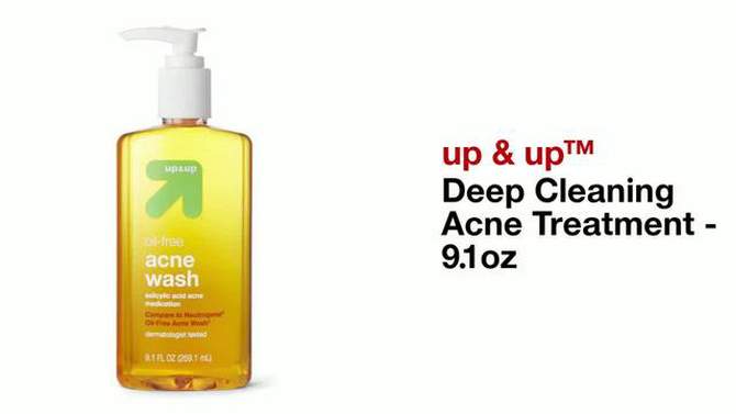 Deep Cleaning Acne Treatment - Scented - 9.1oz - up &#38; up&#8482;, 2 of 6, play video