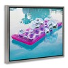 Stupell Industries Summer Pool Disco Balls Gold Framed Floater Canvas Wall Art - 3 of 4