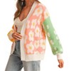 Women's Floral Cardigan - Thomas & Co - 3 of 4