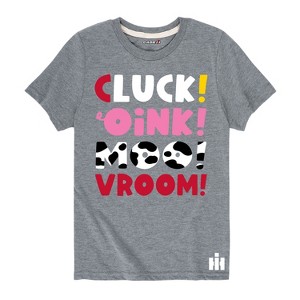 Boys' - Case IH - Cluck Oink Moo Vroom Short Sleeve Graphic T-Shirt - 1 of 4