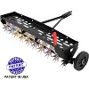 Tow-Behind Spike Aerator - Galvanized Steel Tines for Lawn & Farm, Wide Tow Bar (Black, 40") - 2 of 4