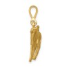 Black Bow Jewelry 14k Yellow Gold Large Taurus the Bull Zodiac Pendant - 2 of 4