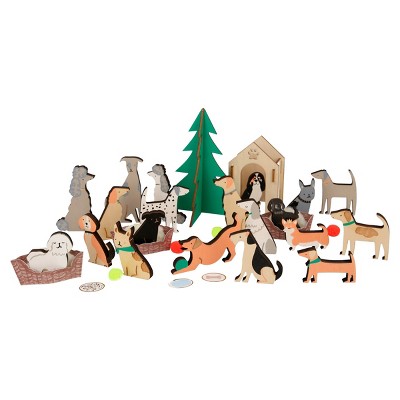 Meri Meri Dog Advent Calendar Suitcase (Pack of 1)