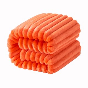 All Seasons Plush Flannel Blanket, Soft and Warm Bed Blanket for Couch Sofa Bed - NTBAY - 1 of 4
