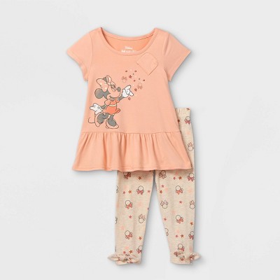 minnie mouse short set