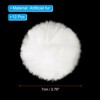 Unique Bargains Fluffy Soft Elastic Faux Fur Pom Poms for Hats DIY Scarves Gloves 12 Pcs - 2 of 4