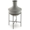 Signature Design by Ashley Estonbank 28.5" Metal Vase, Distressed Cream Finish - 4 of 4