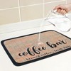 REGALWOVEN Large Diatomaceous Coffee Bar Mat, Quick Dry Dish Drying Mats for Kitchen Counter - 3 of 4