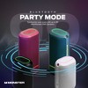 Monster DNA One Portable Bluetooth Speaker, 360° Bass Sound, 10W Qi Wireless Charging Pad, IP67 Waterproof, Indoor/Outdoor Use, Purple/Neon Pink - 4 of 4