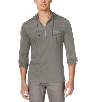 I.N.C International Concepts Mens Moto Travel Basic T-Shirt, Grey, XX-Large