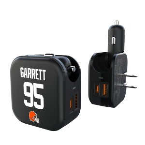 NFL Cleveland Browns Players Game Tactic 18-Watt 2 in 1 USB A/C Charger - 1 of 3