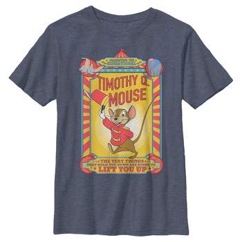 Dumbo : Outline Sitting Boy\'s T-shirt Cutely Target