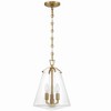 Crystorama Lighting Voss 3 - Light Chandelier in  Luxe Gold - 3 of 4