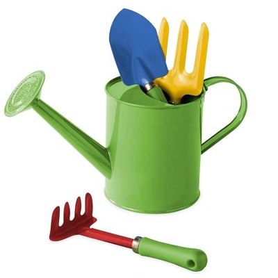 HearthSong Grow With Me Watering Can and Gardening Tools for Kids