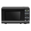 West Bend 700 Watt Compact Easy to Use Small Microwave Countertop Oven Kitchen Appliance with 8.5 Inch Round Turntable, Black - image 2 of 4