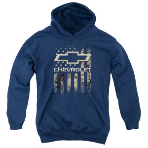 Boys’ Chevrolet Camo Flag Hooded Sweatshirt - 1 of 4