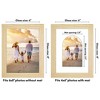 Americanflat Picture Frame with Oval Mat Insert and Shatter-Resistant Glass - Signature Collection - Photo Frame for Wall Display - 2 of 4