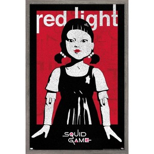 Trends International Netflix Squid Game - Red Light Framed Wall Poster Prints - 1 of 4